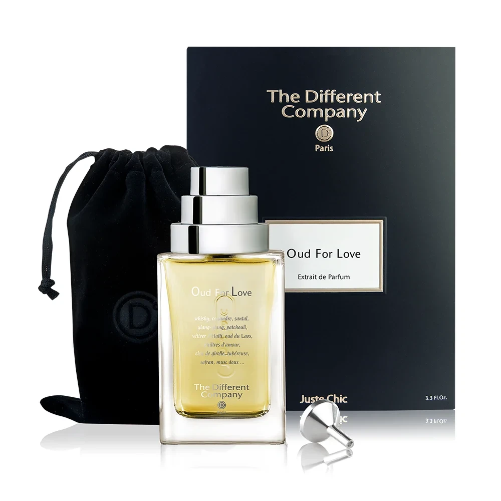 The Different Company Juste Chic Oud For Love manufacturer bottle, linked from the supplied product catalogue.