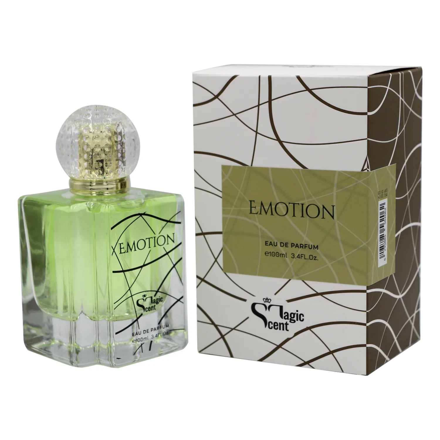Scent Magic Emotion manufacturer bottle, linked from the supplied product catalogue.