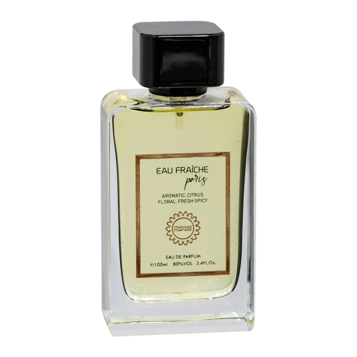 Mawaz Eau Fraiche Paris manufacturer bottle, linked from the supplied product catalogue.