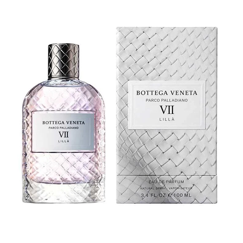 Bottega Veneta PARCO PALLADIANO VII manufacturer bottle, linked from the supplied product catalogue.