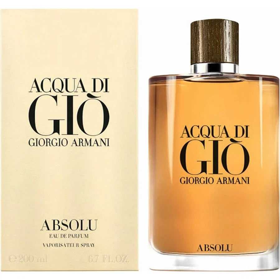 Giorgio Armani Acqua Di Gio Absolu manufacturer bottle, linked from the supplied product catalogue.