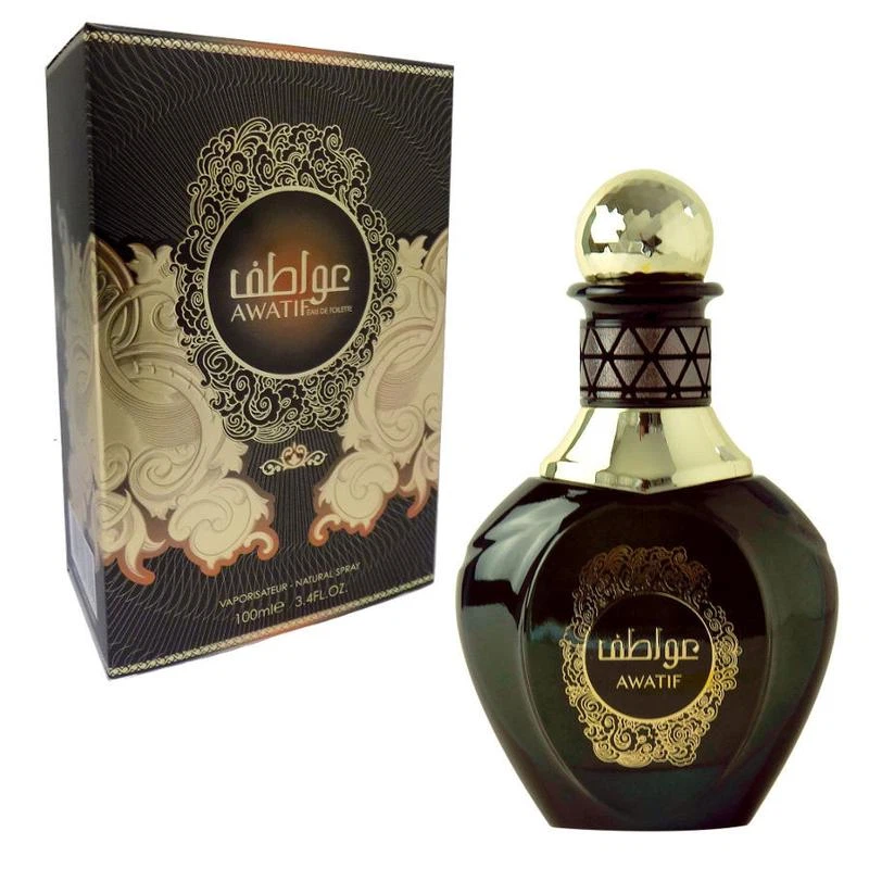 Swiss Arabian Areen Awatif 695 manufacturer bottle, linked from the supplied product catalogue.