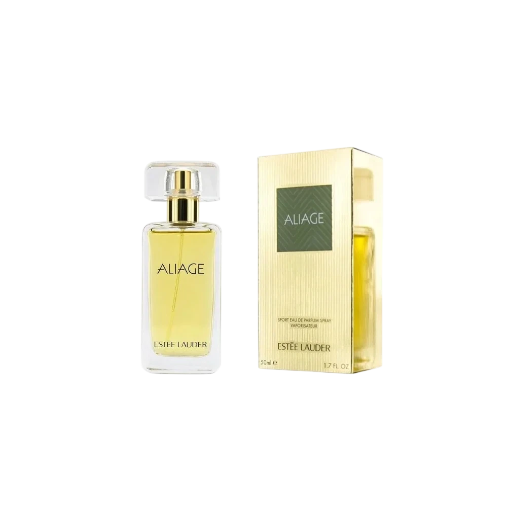Estée Lauder Aliage manufacturer bottle, linked from the supplied product catalogue.