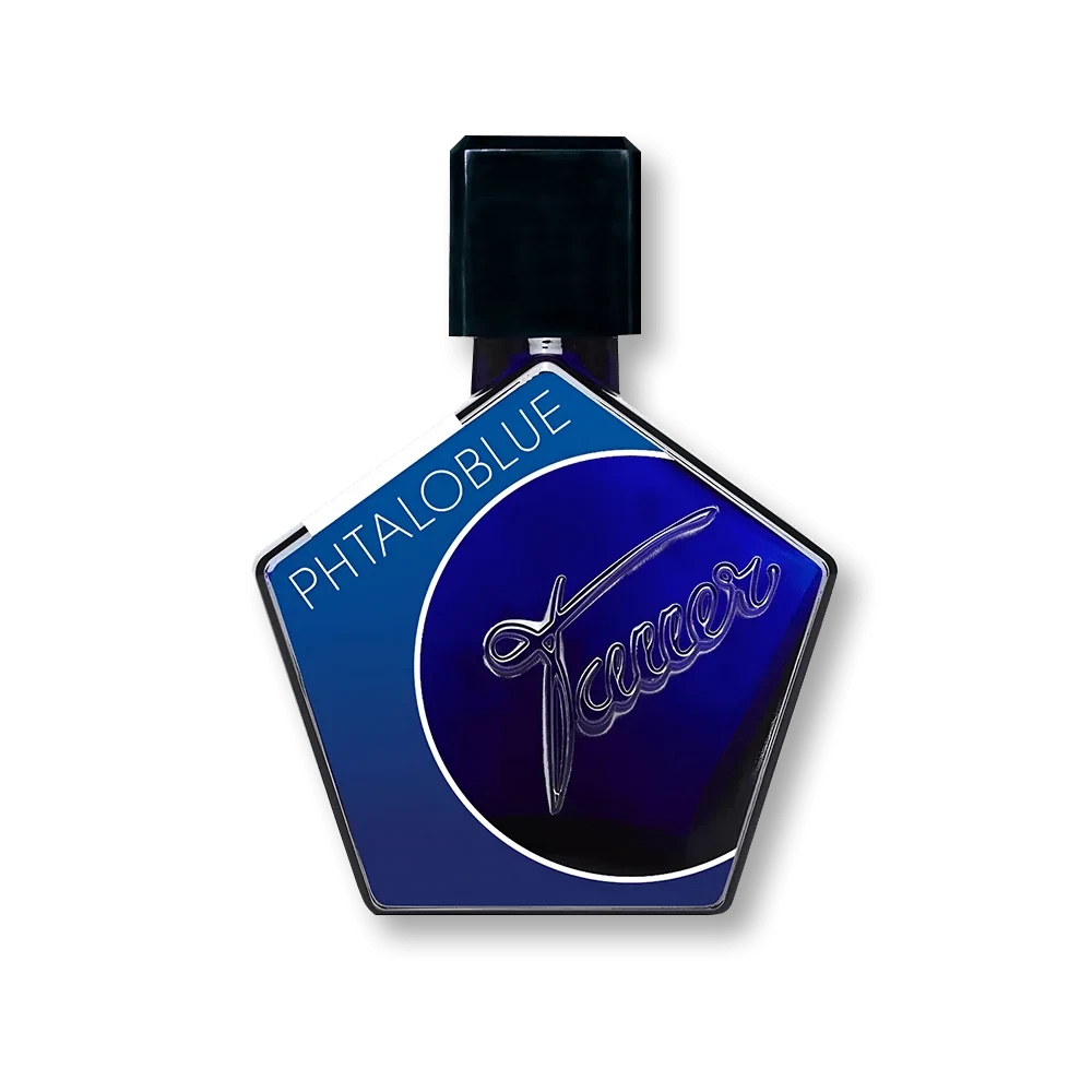 Tauer Phtaloblue manufacturer bottle, linked from the supplied product catalogue.