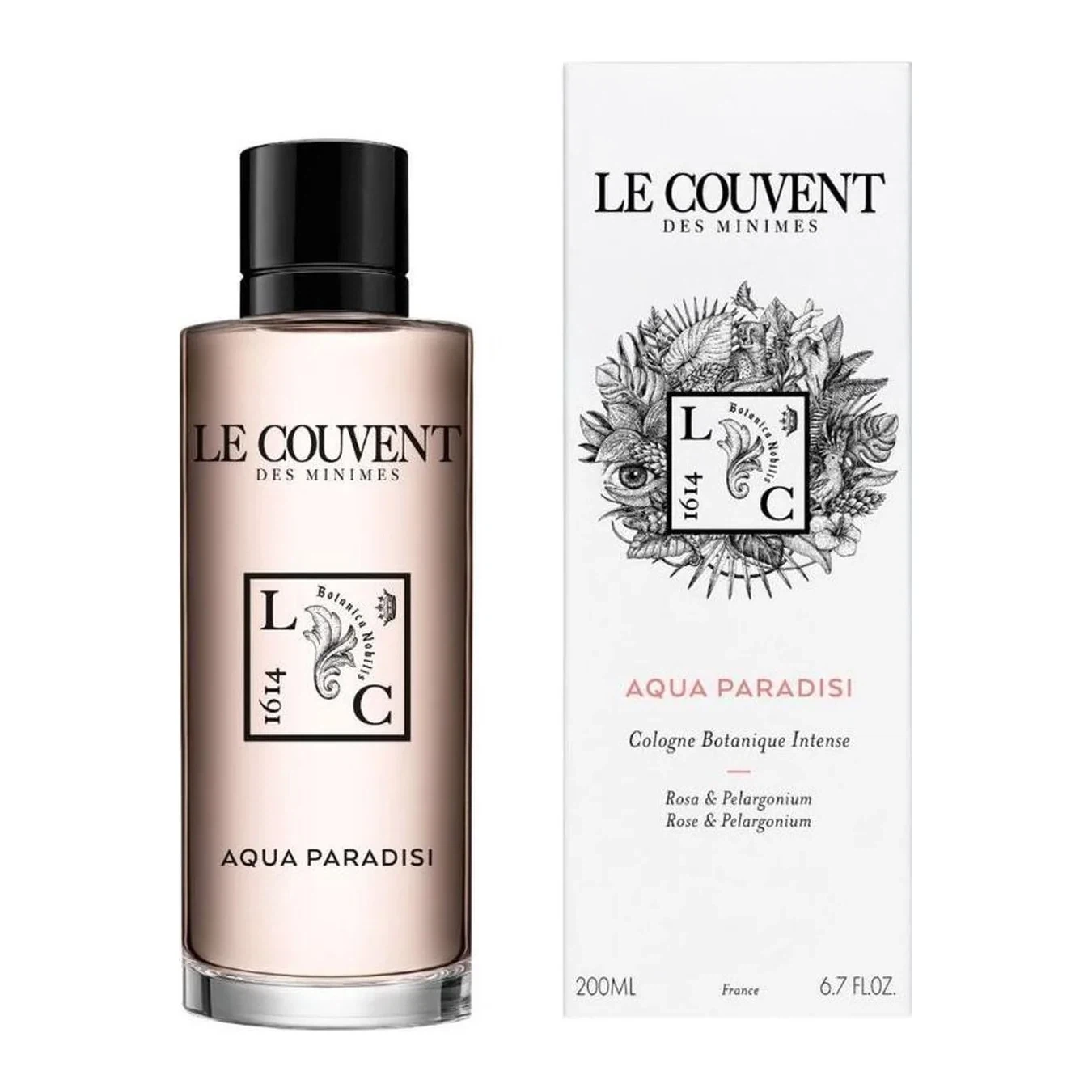 Le Couvent Des Minimes Aqua Paradisi manufacturer bottle, linked from the supplied product catalogue.