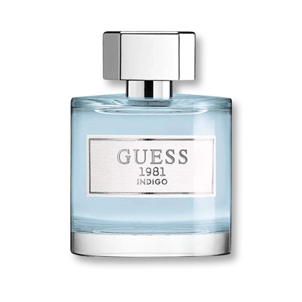 Guess 1981 Indigo Women manufacturer bottle, linked from the supplied product catalogue.