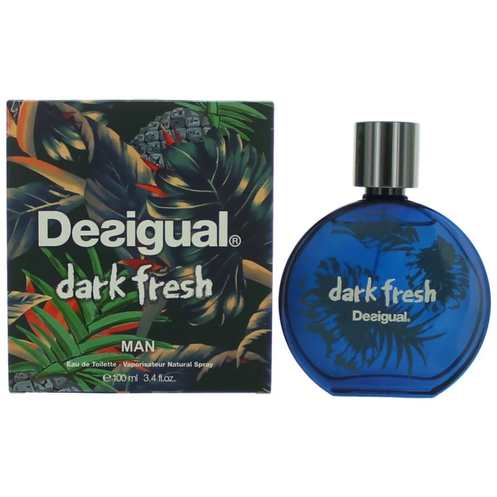 Desigual DARK FRESH MAN manufacturer bottle, linked from the supplied product catalogue.