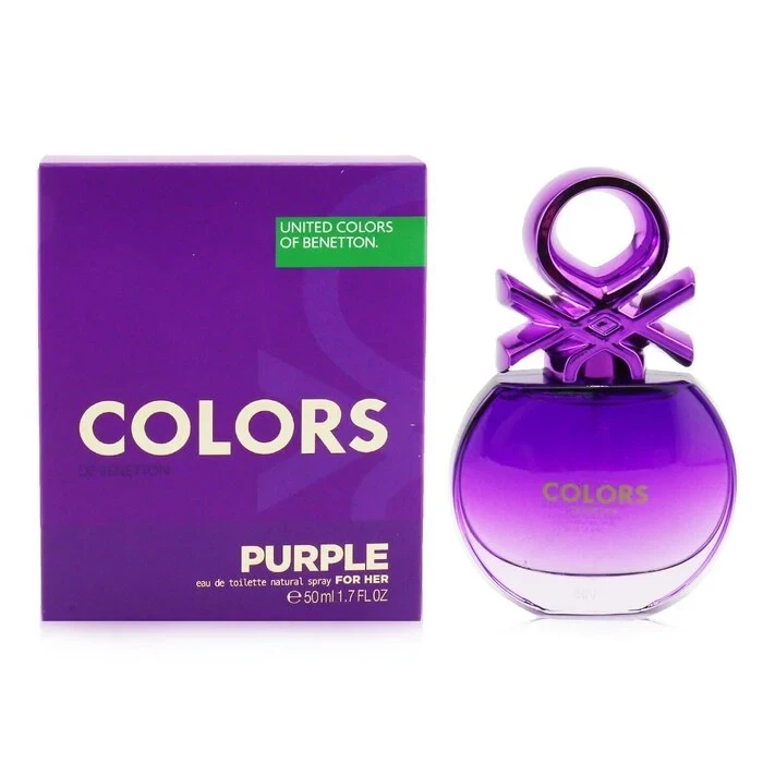 United Colors Of Benetton Colors De Benetton Purple For Her manufacturer bottle, linked from the supplied product catalogue.