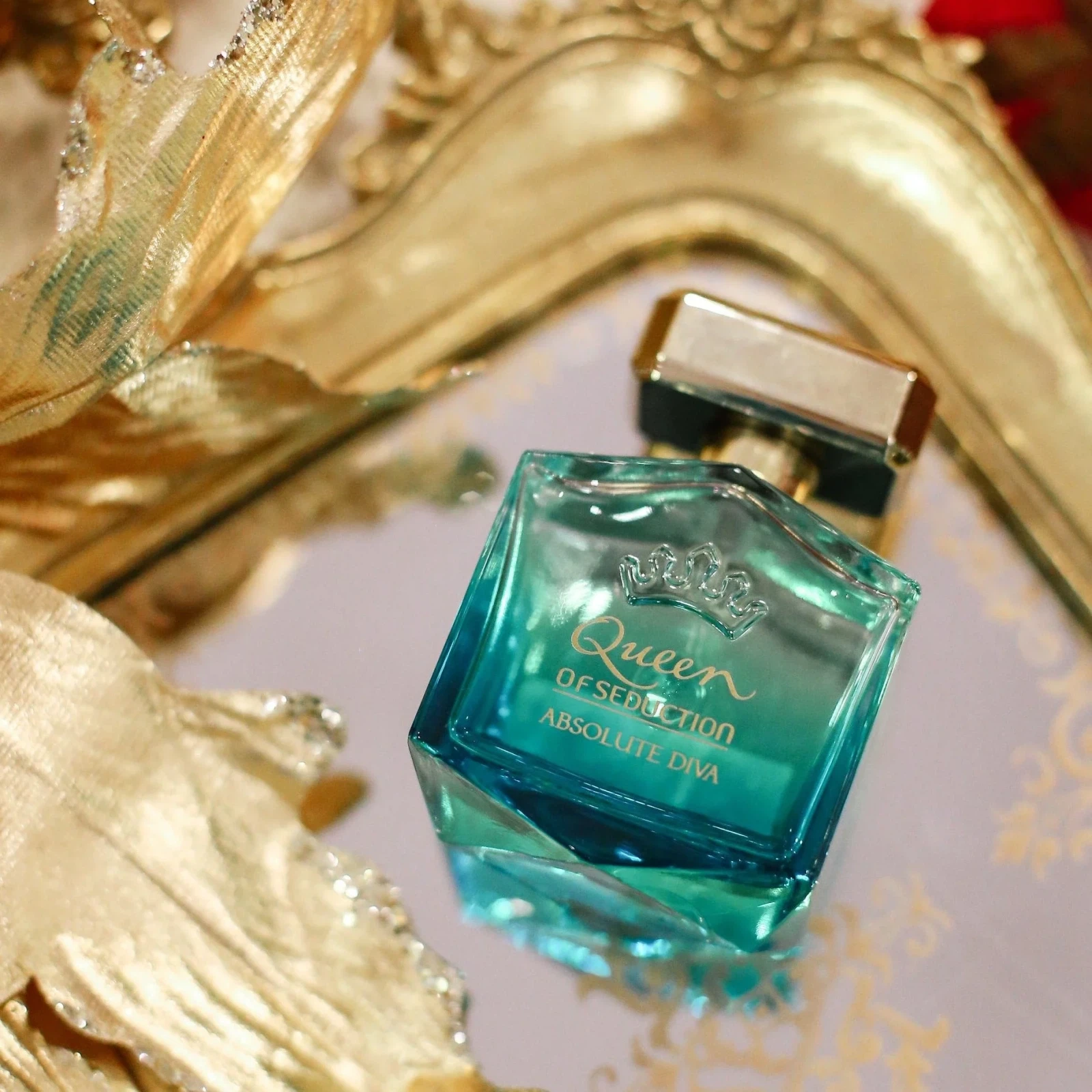 Antonio Banderas Queen Of Seduction Absolute manufacturer bottle, linked from the supplied product catalogue.