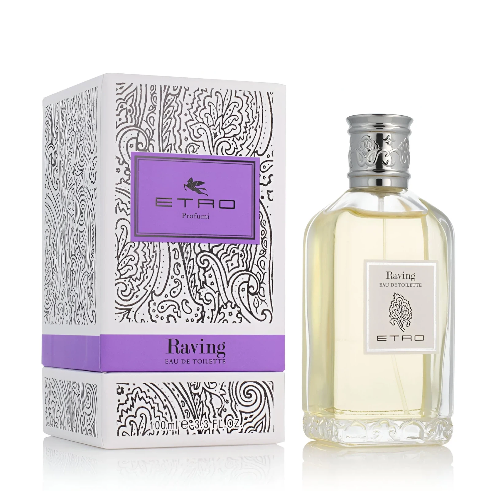 Etro Raving manufacturer bottle, linked from the supplied product catalogue.