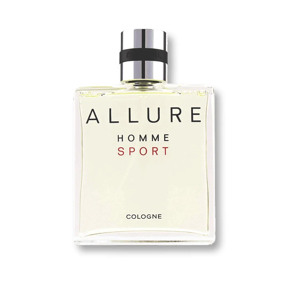 Chanel Allure Homme Sport manufacturer bottle, linked from the supplied product catalogue.