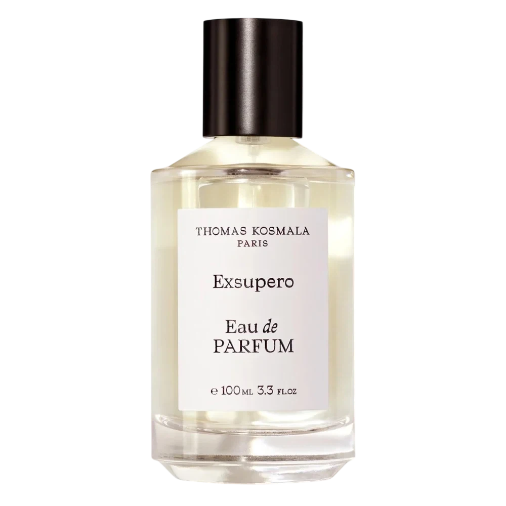Thomas Kosmala Exsupero manufacturer bottle, linked from the supplied product catalogue.