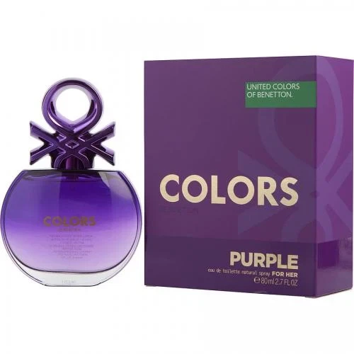 United Colors Of Benetton COLORS PURPLE manufacturer bottle, linked from the supplied product catalogue.