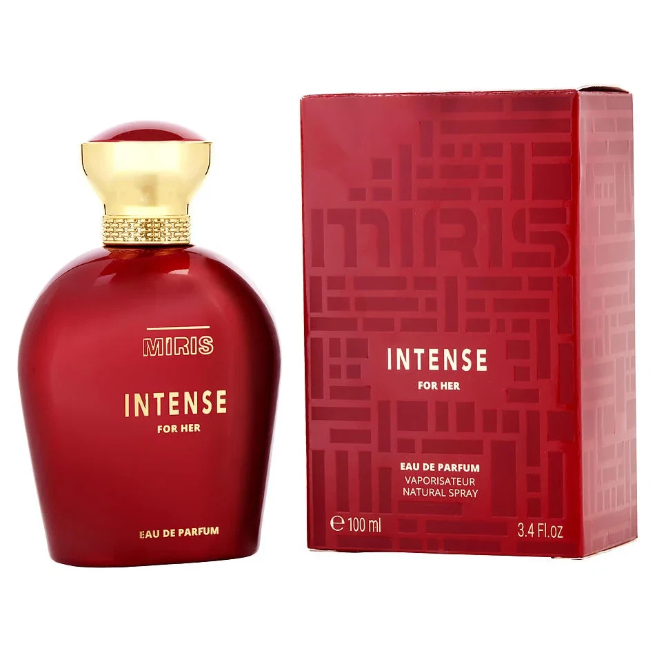 Miris Intense manufacturer bottle, linked from the supplied product catalogue.