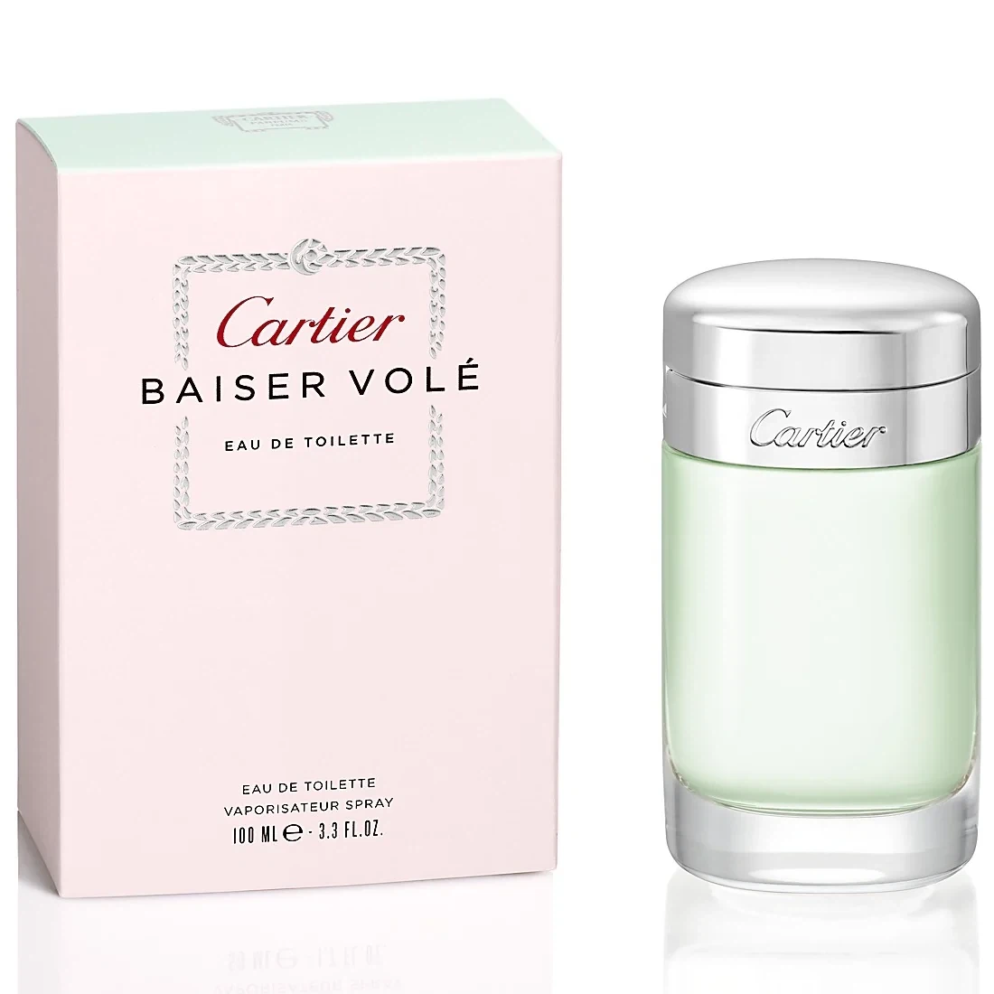 Cartier Baiser Vole manufacturer bottle, linked from the supplied product catalogue.