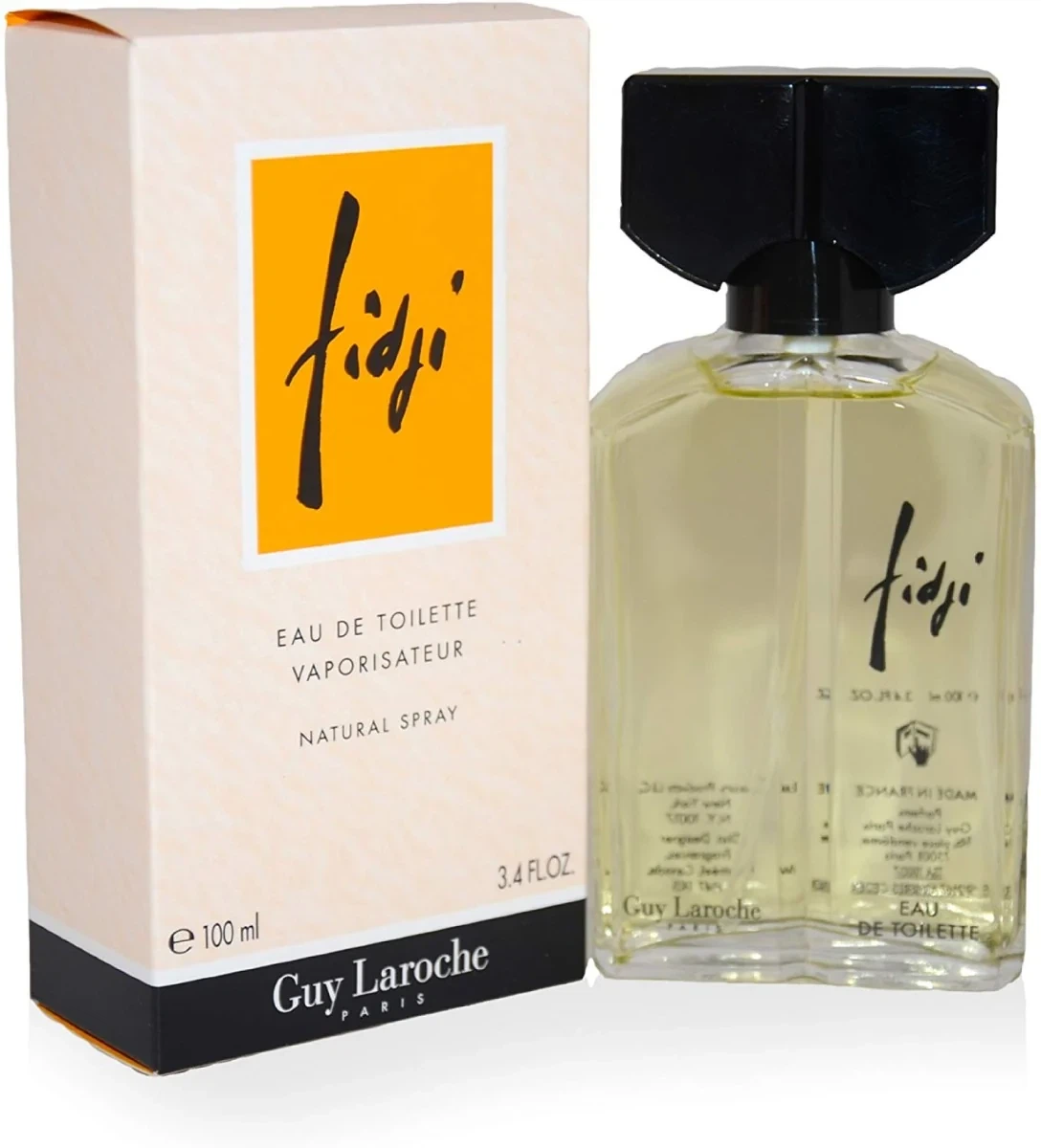 Guy Laroche Fidji manufacturer bottle, linked from the supplied product catalogue.