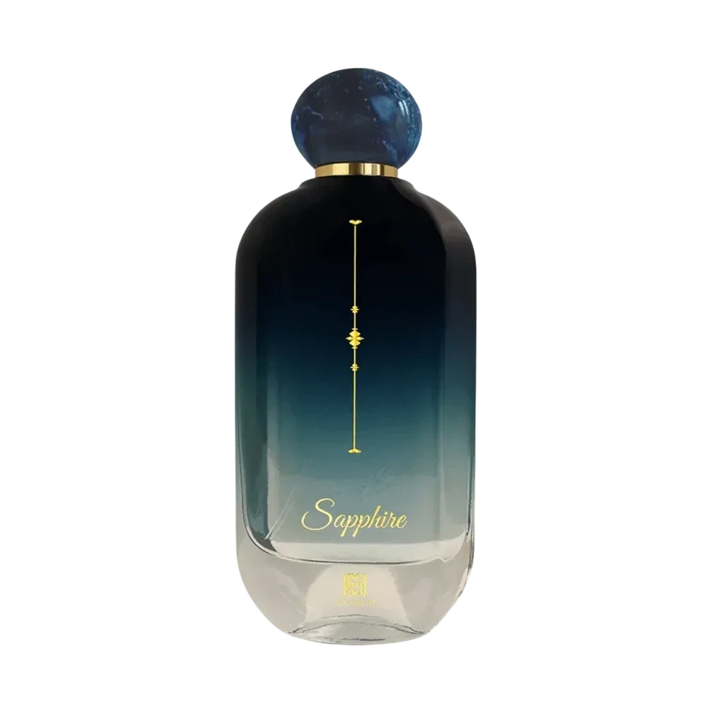 Ahmed Al Maghribi Sapphire Fruity floral manufacturer bottle, linked from the supplied product catalogue.