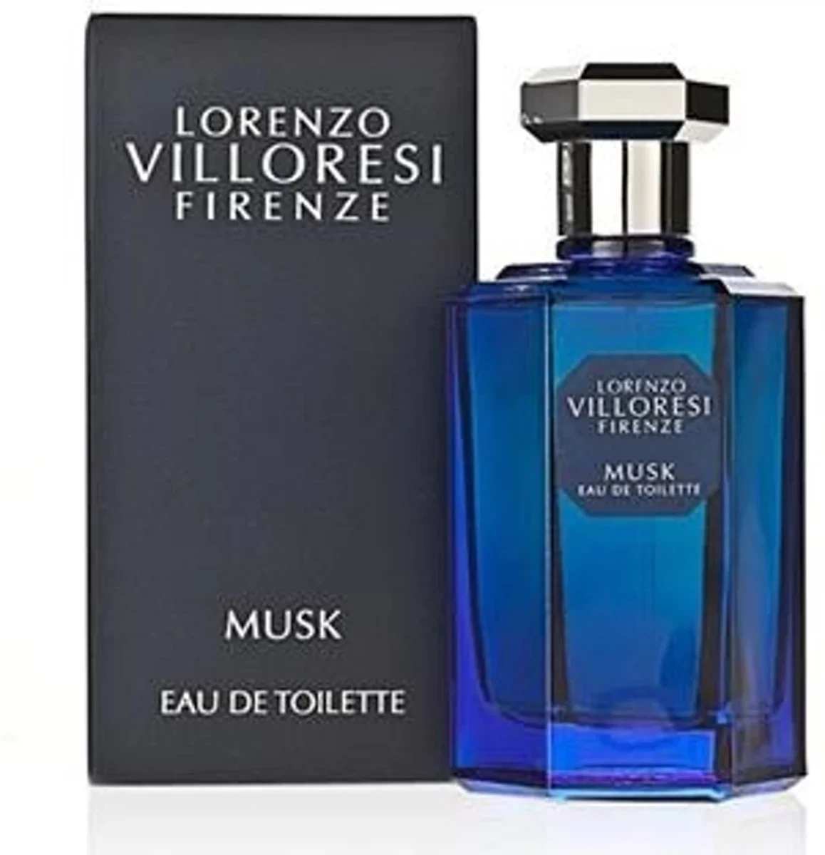 Lorenzo Villoresi Musk manufacturer bottle, linked from the supplied product catalogue.
