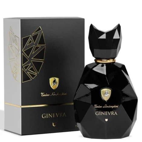 Tonino Lamborghini Ginevra Black manufacturer bottle, linked from the supplied product catalogue.