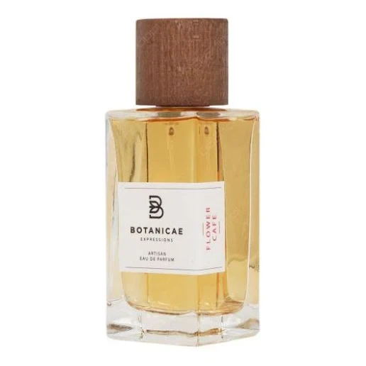 Botanicae FLOWER CAFE manufacturer bottle, linked from the supplied product catalogue.
