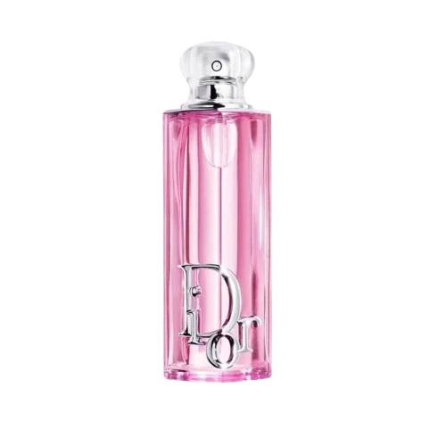 Christian Dior Addict Rosy Glow Floral Fruity Gourmand manufacturer bottle, linked from the supplied product catalogue.