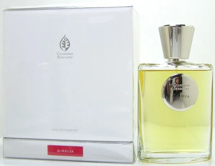 Giardino Benessere AURELIA manufacturer bottle, linked from the supplied product catalogue.