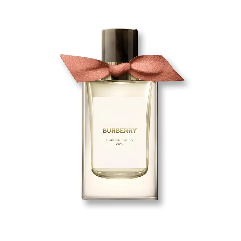 Burberry Bespoke Collection Garden Roses 20% manufacturer bottle, linked from the supplied product catalogue.