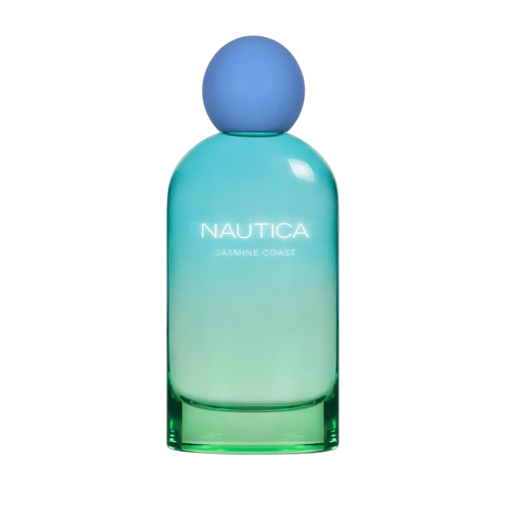 Nautica Jasmine Coast Calm & Relaxing manufacturer bottle, linked from the supplied product catalogue.