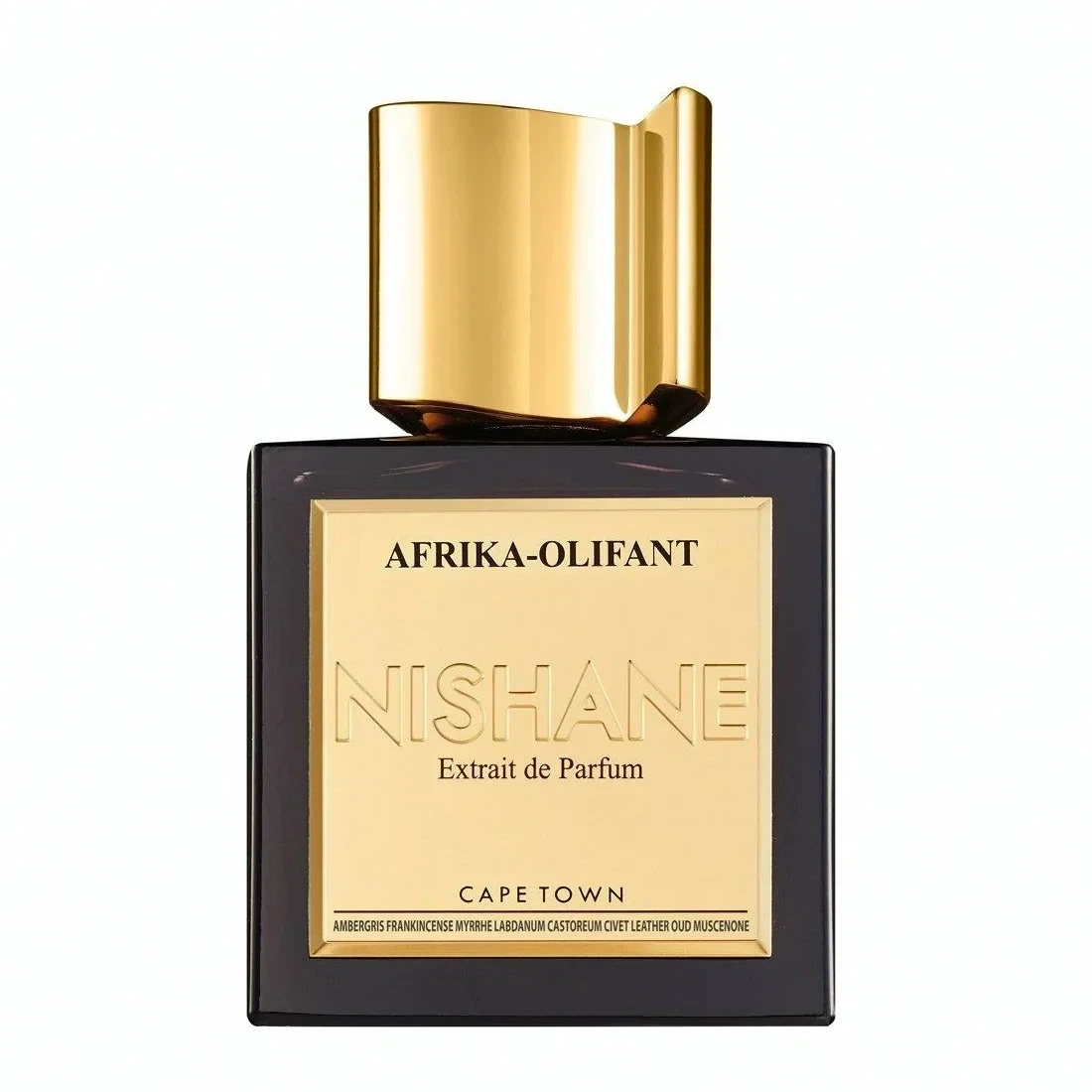 Nishane Afrika Olifant manufacturer bottle, linked from the supplied product catalogue.