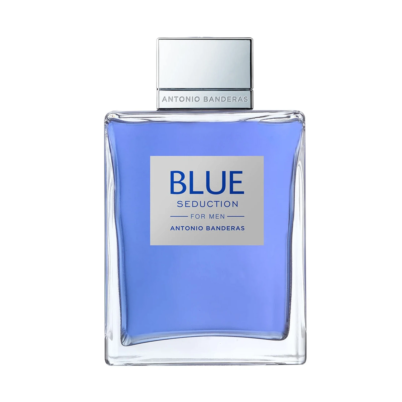 Antonio Banderas Blue Seduction (Men) manufacturer bottle, linked from the supplied product catalogue.