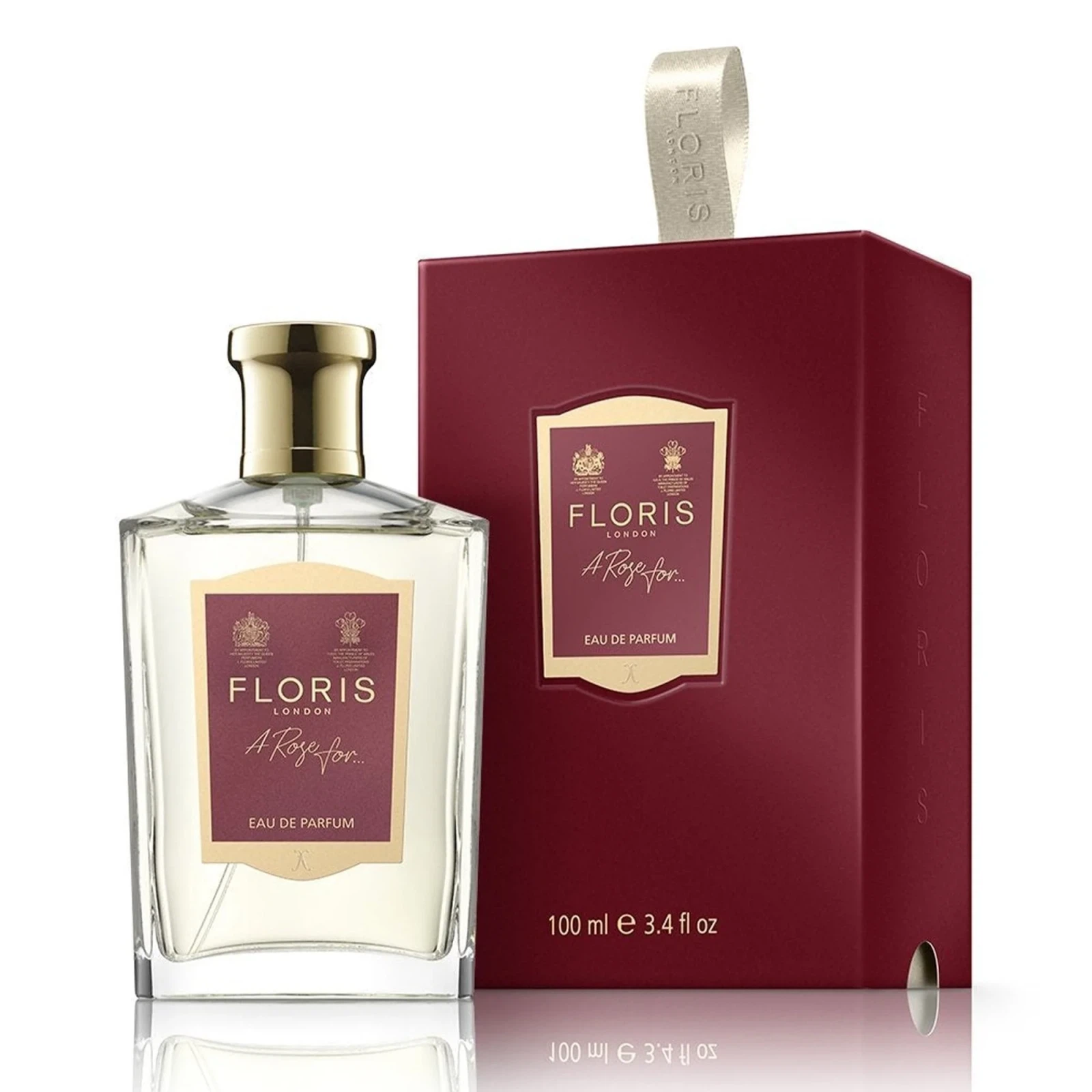Floris A Rose For manufacturer bottle, linked from the supplied product catalogue.