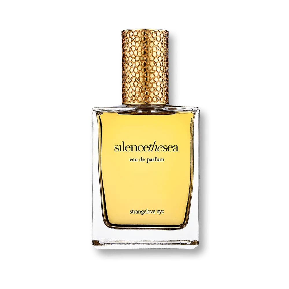 Strangelove NYC Silence The Sea manufacturer bottle, linked from the supplied product catalogue.