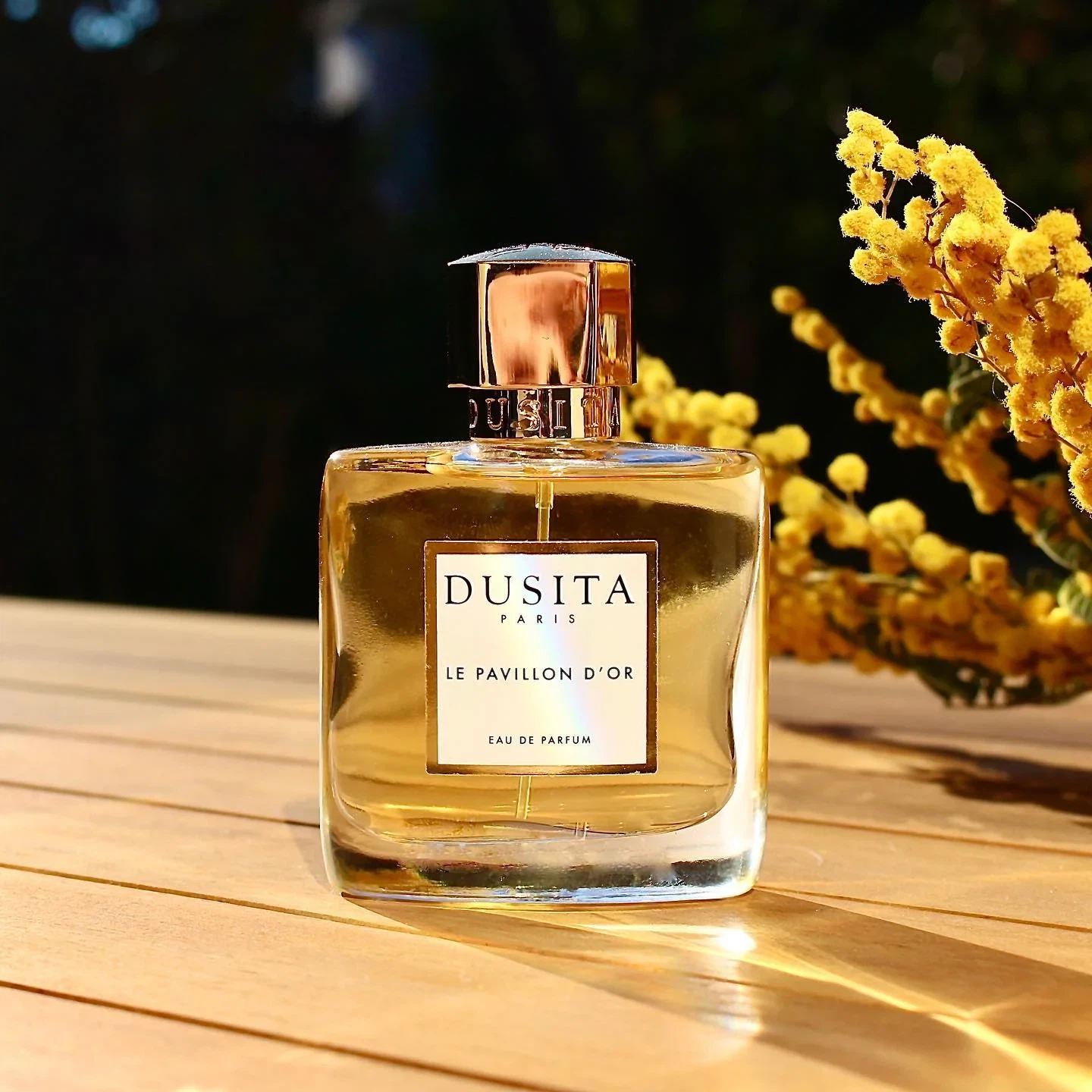 Parfums Dusita Le Pavillon D'Or manufacturer bottle, linked from the supplied product catalogue.