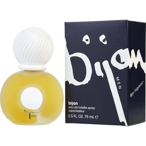 Bijan FOR MEN EDT 75ml manufacturer bottle, linked from the supplied product catalogue.