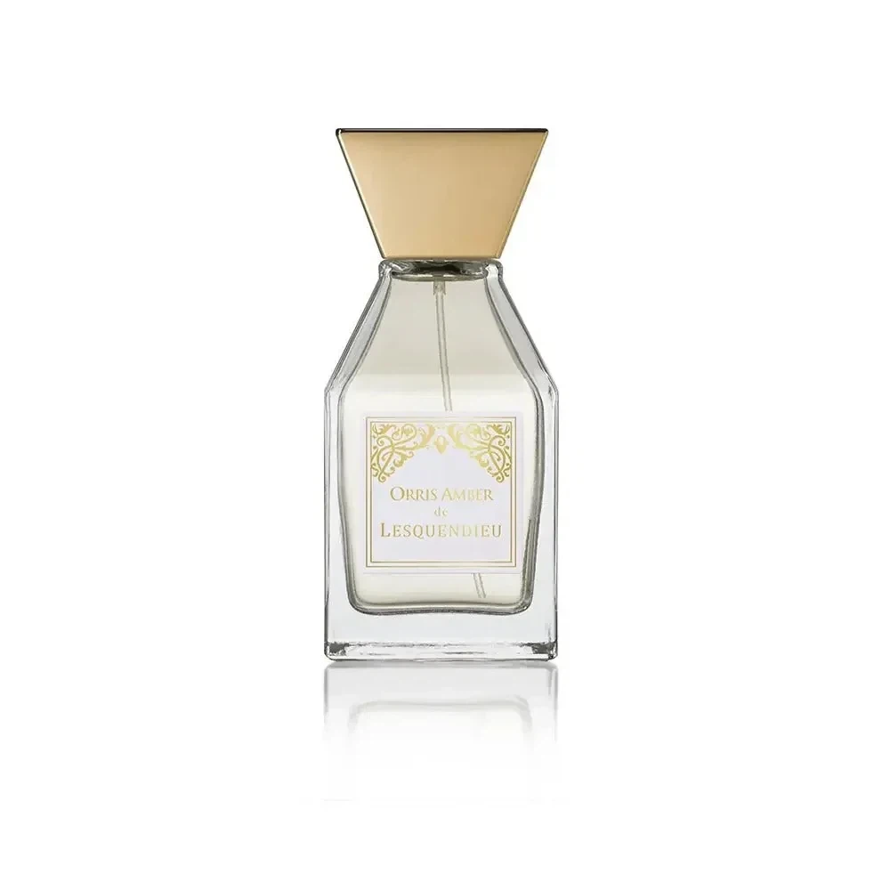 LESQUENDIEU Orris Amber manufacturer bottle, linked from the supplied product catalogue.