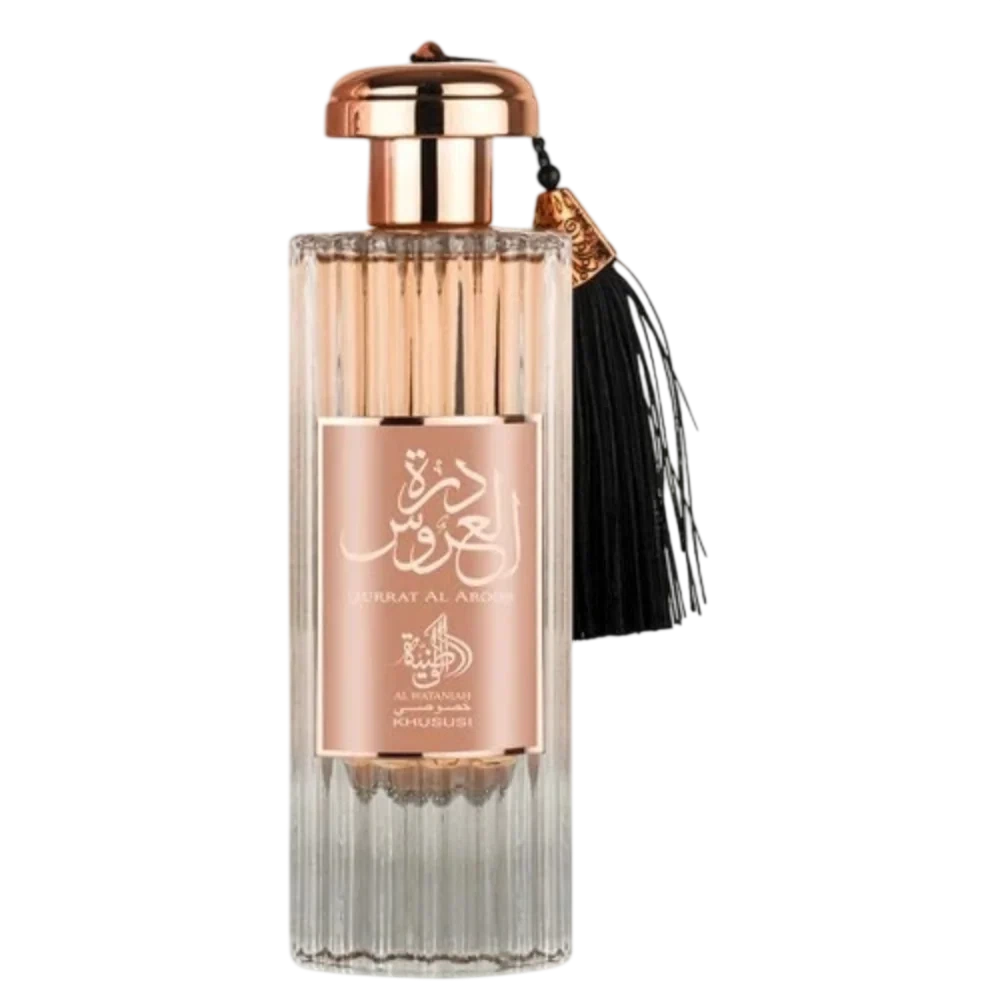 Al Wataniah Durrat Al Aroos Spray manufacturer bottle, linked from the supplied product catalogue.