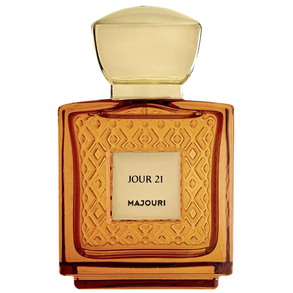 Majouri Jour 21 Oriental Woody manufacturer bottle, linked from the supplied product catalogue.