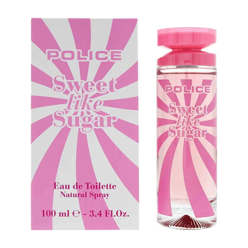 Police Sweet Like Sugar manufacturer bottle, linked from the supplied product catalogue.