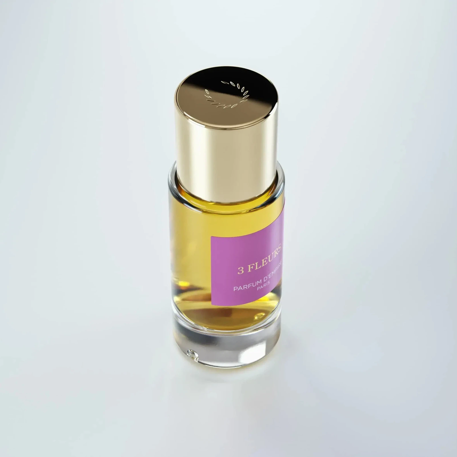 Parfum d'Empire 3 Fleurs manufacturer bottle, linked from the supplied product catalogue.