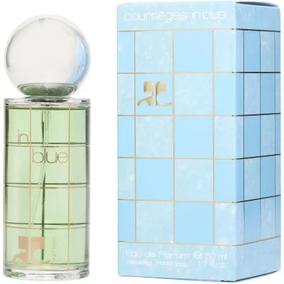 Courreges In Blue manufacturer bottle, linked from the supplied product catalogue.