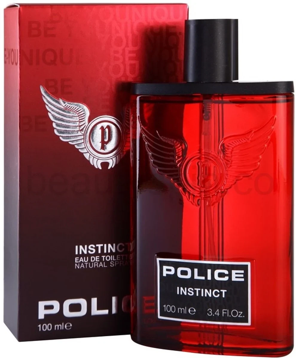 Police Instinct manufacturer bottle, linked from the supplied product catalogue.