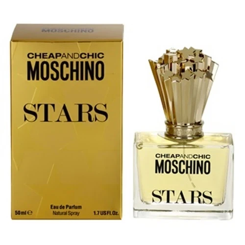 Moschino Cheap and Chic Stars Spray manufacturer bottle, linked from the supplied product catalogue.
