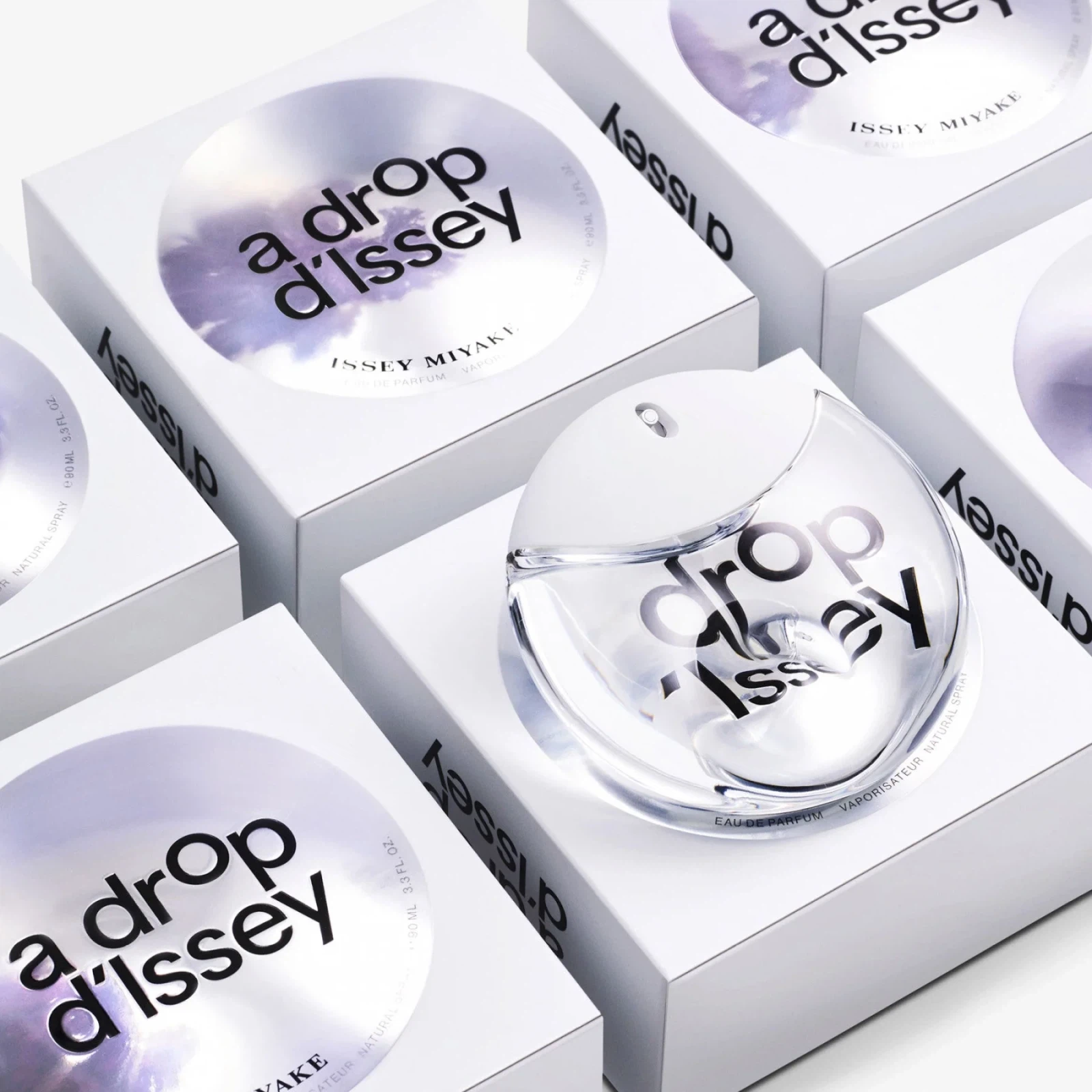 Issey Miyake A Drop D'Issey manufacturer bottle, linked from the supplied product catalogue.