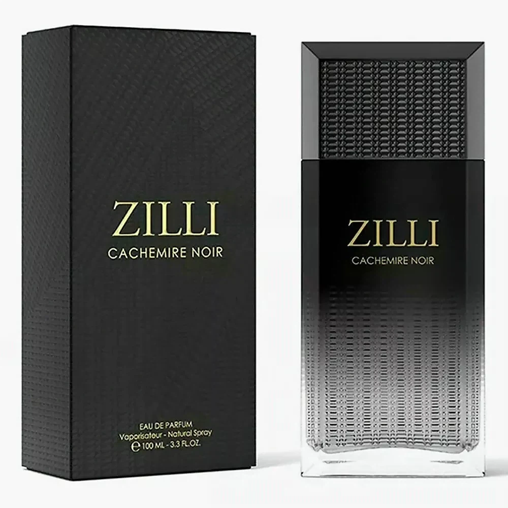 Zilli Cachemire Noir manufacturer bottle, linked from the supplied product catalogue.