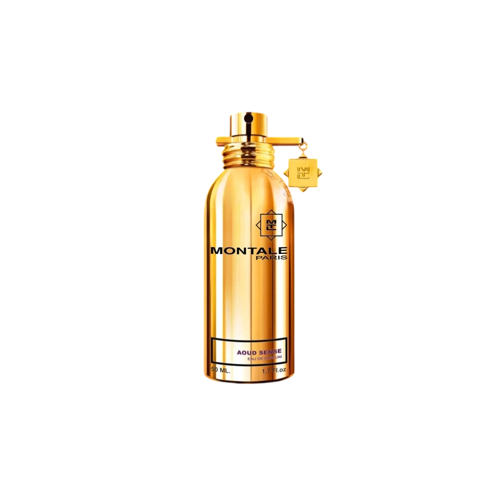 Montale Aoud Sense Woody Aromatic manufacturer bottle, linked from the supplied product catalogue.
