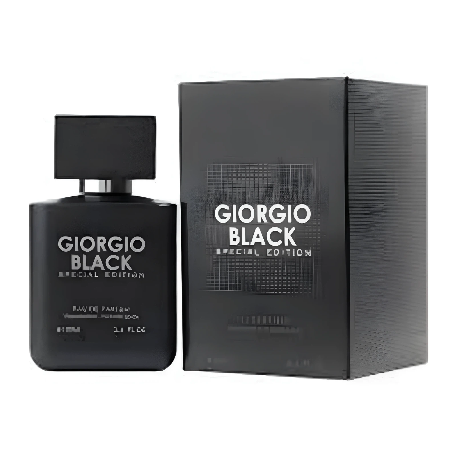 Giorgio Black Musk Parfum manufacturer bottle, linked from the supplied product catalogue.