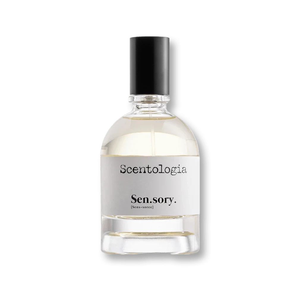 Scentologia Sens.Ory manufacturer bottle, linked from the supplied product catalogue.