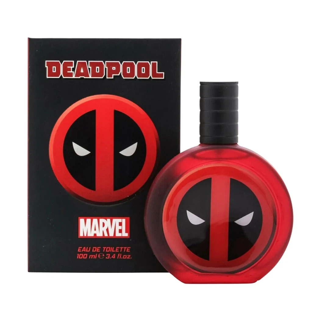 Marvel Deadpool manufacturer bottle, linked from the supplied product catalogue.