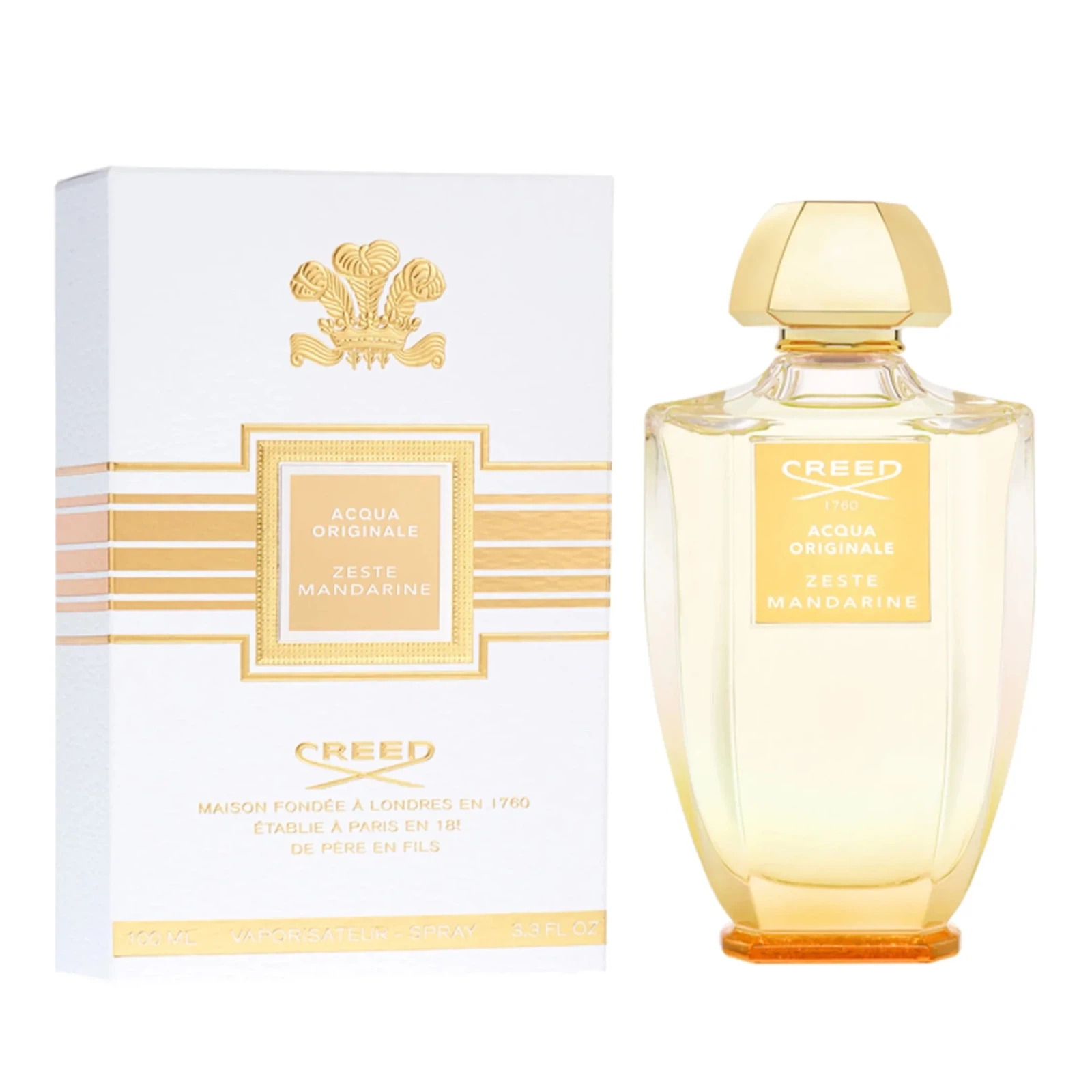 Creed Acqua Originale Zeste Mandarine manufacturer bottle, linked from the supplied product catalogue.