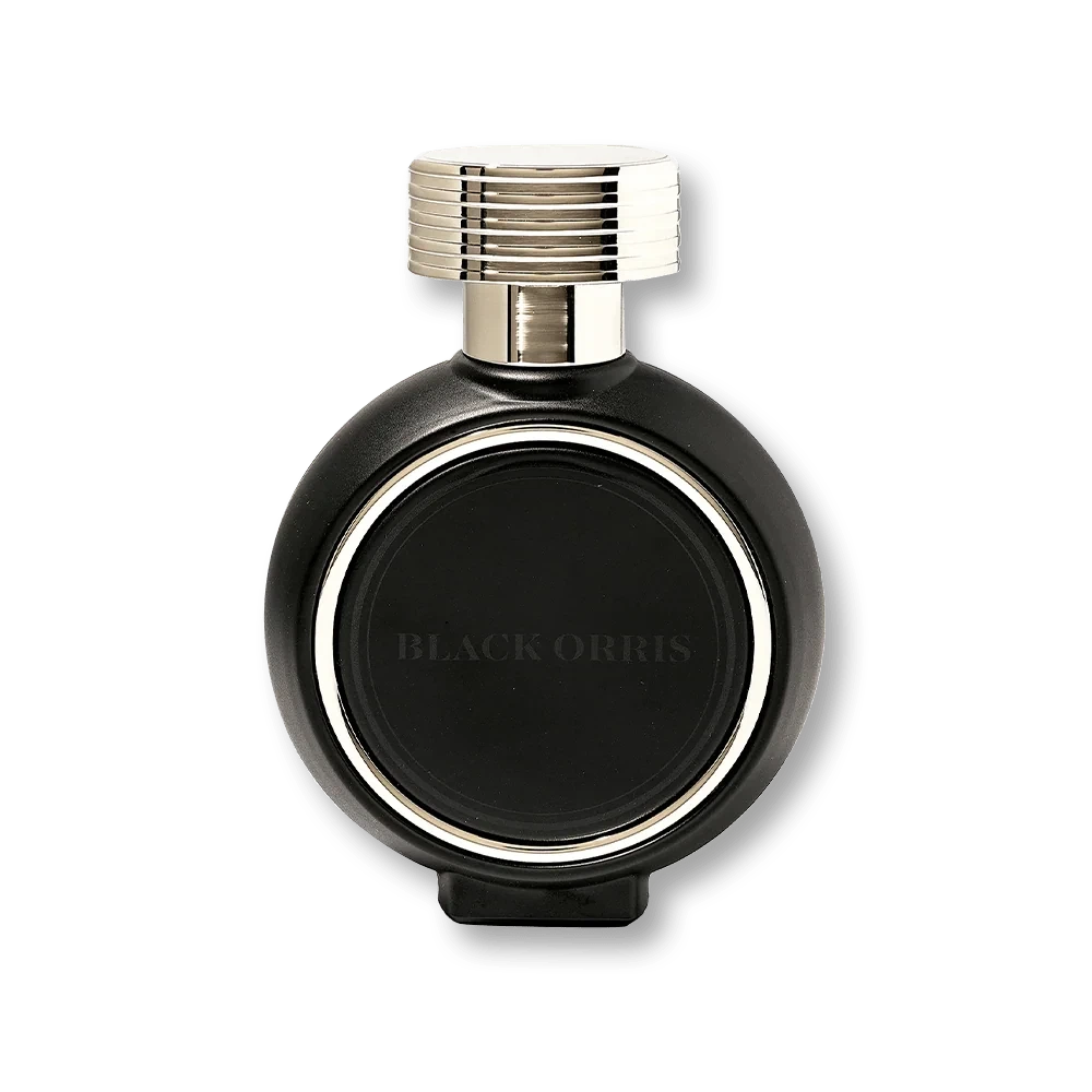 Hfc Black Orris manufacturer bottle, linked from the supplied product catalogue.